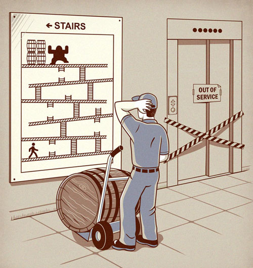 Donkey Kong Hard Job