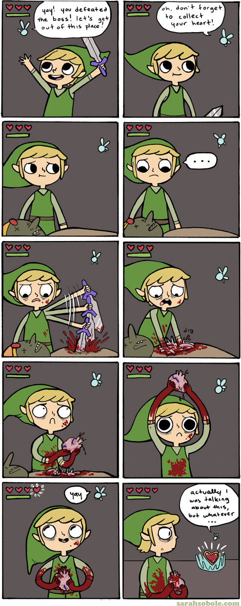 don't forget to collect your heart! comic