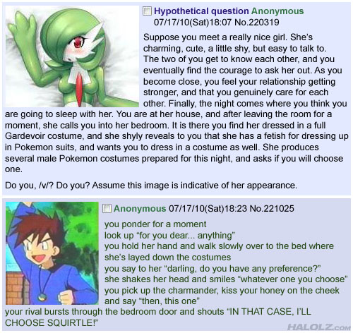 Hypothetical question 4chan Gary Oak