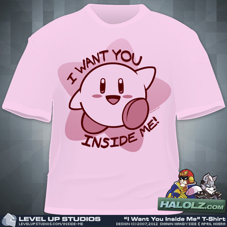 I Want You Inside Me Kirby's Adventure T-Shirt