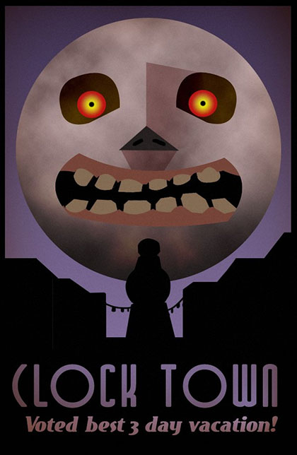 Clock Town Tourism Poster