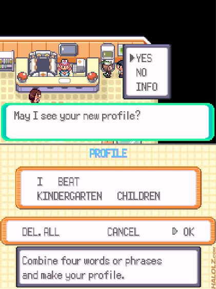 May I see your new profile?